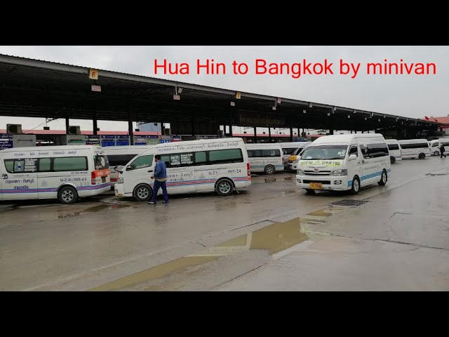 Getting from Bangkok to Hua Hin by Van - amazingthailand.org