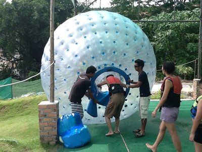 Zorbing at Rollerball in Phuket